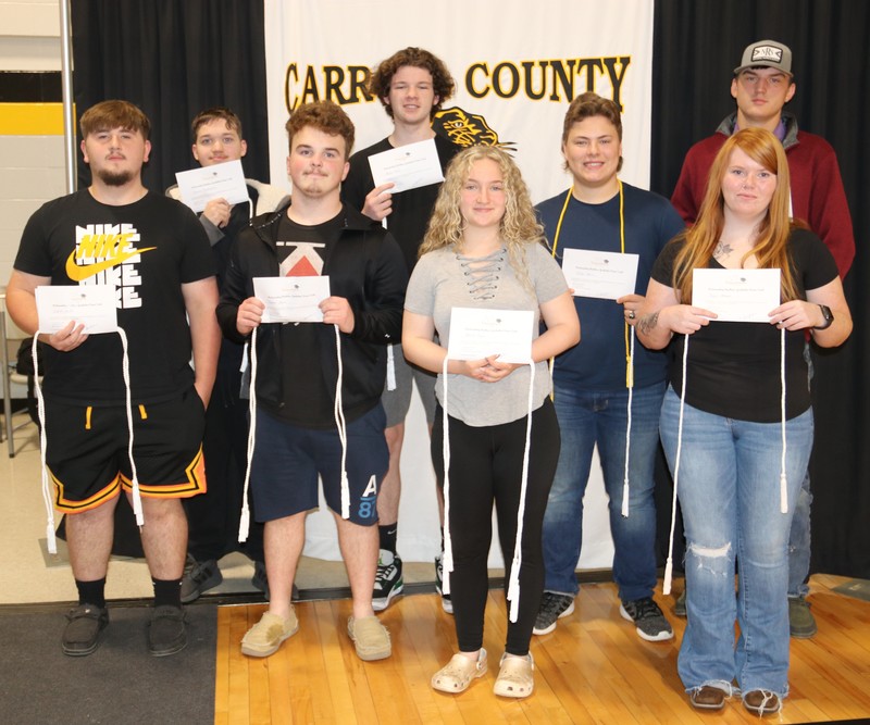 Seniors Given Awards at Honors Day Carroll County Schools